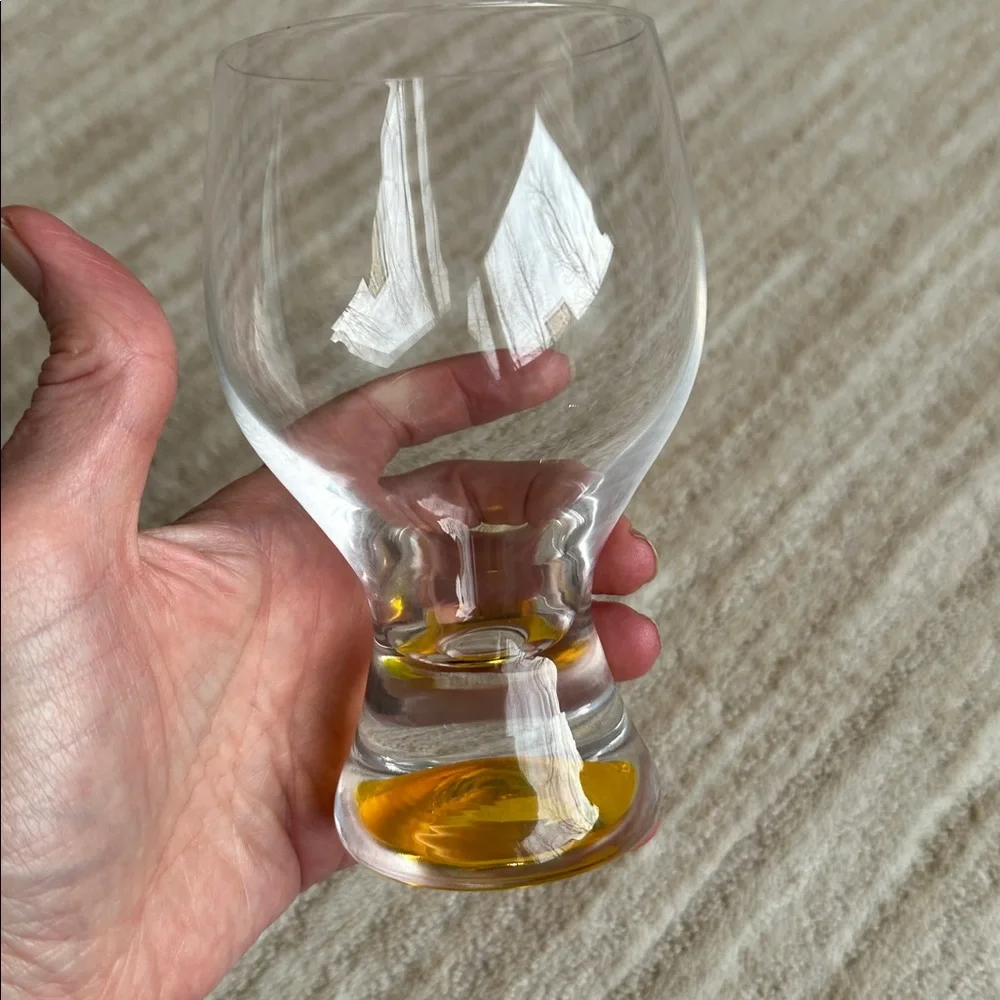 Vintage Set of 4 Colony Calypso Multi Color Drinking Glasses - Cocktail Tumblers